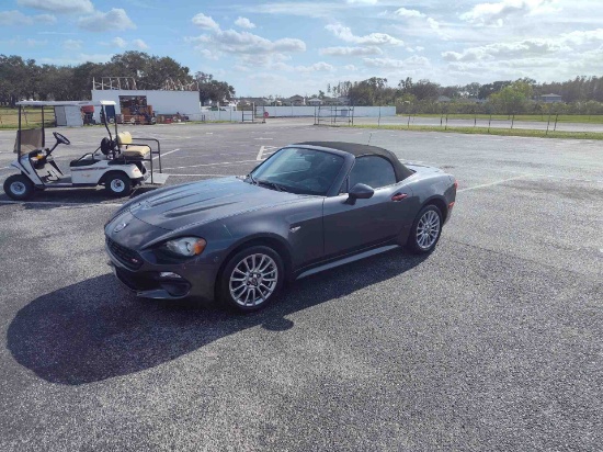 2017 FIAT 124 SPIDER 124 SPIDER 1.4L I-4 SMPI SOHC T/C Automatic RWD GRAY