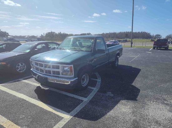 1998 CHEVROLET C/K1500 C/K1500 4.3L V6 CPI  Automatic RWD GREEN