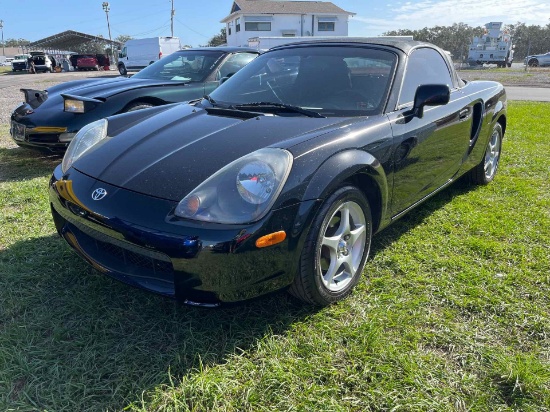 2001 TOYOTA MR2 MR2 1.8L I-4 EFI DOHC  Manual RWD BLACK