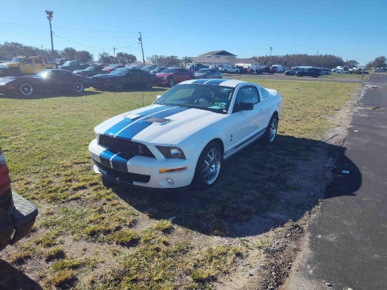2007 FORD MUSTANG MUSTANG 5.4L V8 MPI DOHC S/C Manual RWD WHITE