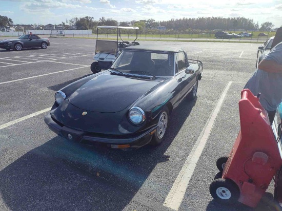 1985 ALFA ROMEO SPIDER SPIDER 2.0L I-4 MPI  Manual RWD BLACK