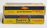 Western Super-X 32 Winchester & 32-40 Winchester - TWO Full Boxes
