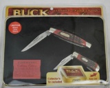 Buck Knives Collector's Edition 372 Muskrat and 380 Mini Trapper with Tin