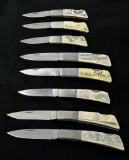 Lot of 8 Gerber Silver Knight Knives