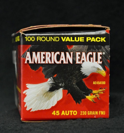 American Eagle 45 Auto 230 grain FMJ (100 round pack)