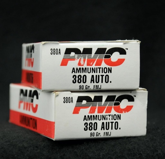 PMC 380 Auto 90 grain FMJ (2 boxes)