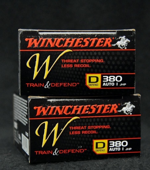 Winchester 380 Auto 95 Gr. JHP (2 boxes)