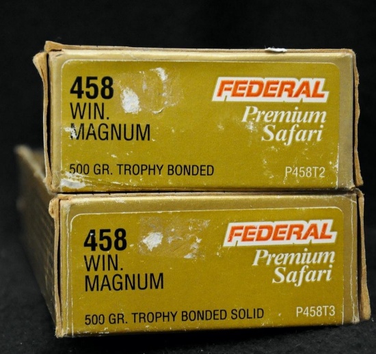 Federal 458 Win Magnum 500 gr Trophy Bonded (2 boxes)