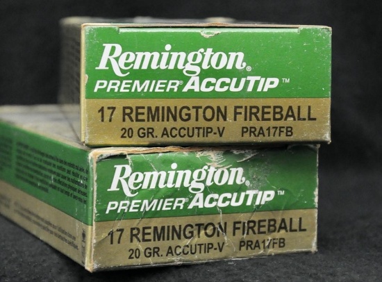 Remington 17 Remington Fireball 20 grain (2 boxes)