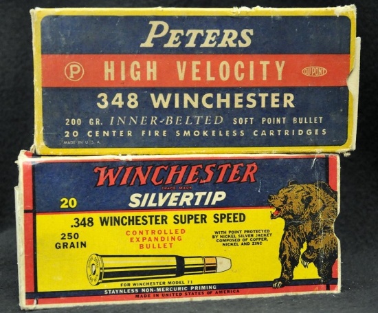Peters and Winchester 348 Winchester (2 boxes)