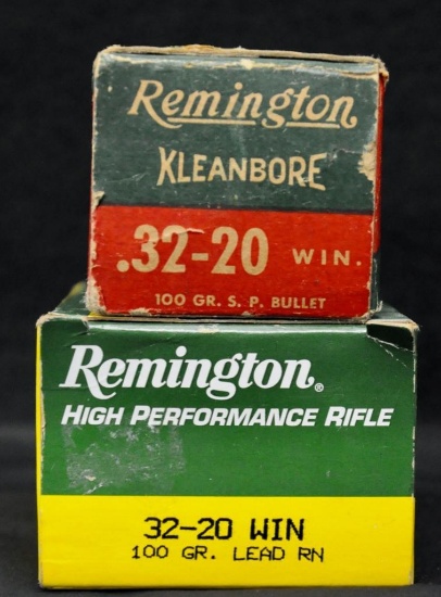 Remington 32-20 100 Gr. Sp & 100 Gr. LRN (2 boxes)