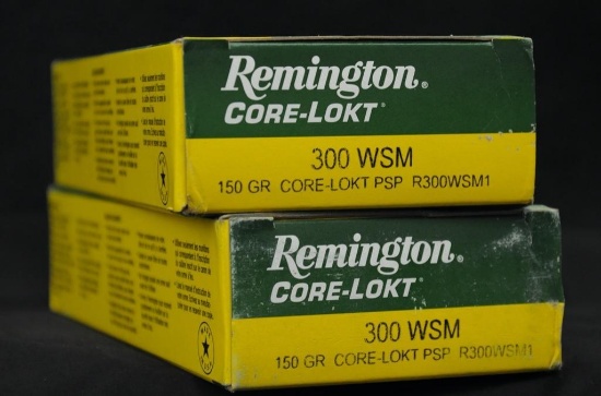 Remington Core-Lokt 300 WSM 150 Gr. PSP (2 boxes)