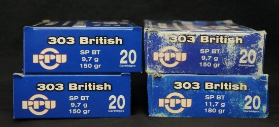 PPU 303 British 150 Gr. SP (4 boxes)
