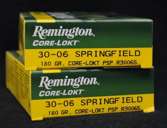 Remington Core-Lokt 30-06 Springfield 180 grain (2 boxes)