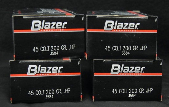 Blazer 45 Colt 200 Gr. JHP (4 boxes)
