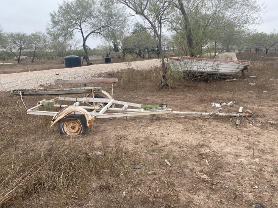 Old Boat Trailer