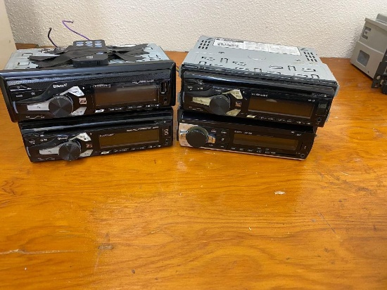 Lot of 4 Dual Car Stereos