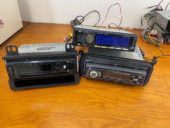 Lot of 3 Car Stereos