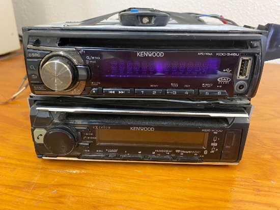 Lot of 2 Kenwood Car Stereos