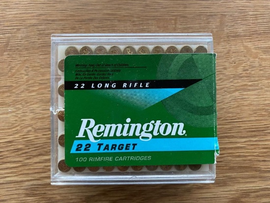 Box of .22 LR Remington Ammo