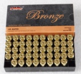 50 Rounds PMC Bronze .45 ACP 230 Grain FMJ Ammo