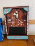 Wine List Sign