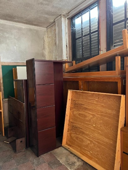 Lot of Desks, Benches & Misc. Wood Furniture
