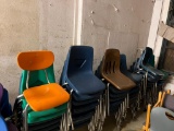 Lot of Aprox. 76 Stackable Chairs