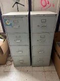 Lot of 2 Metal File Cabinets