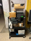 Media Cart with Contents