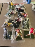 Lot of 10 Football Figurines