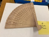 Wood Hand Fans