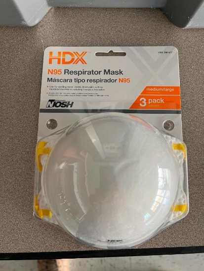 HDX N95 Respirator Mask 3 Pack