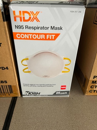 HDX N95 Respirator Mask 25 Pack