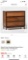 Wood & Cane Transitional Dresser Brown