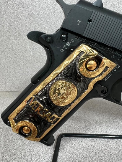 Custom 1911 Versace Grips with Gold Screws - Gun Not Included