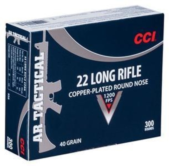 CCI Long Rifle AR Tactical - 40gr .22LR CPRN - 300 Rounds