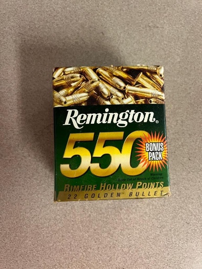 Box of 550 Rounds of Remington .22LR