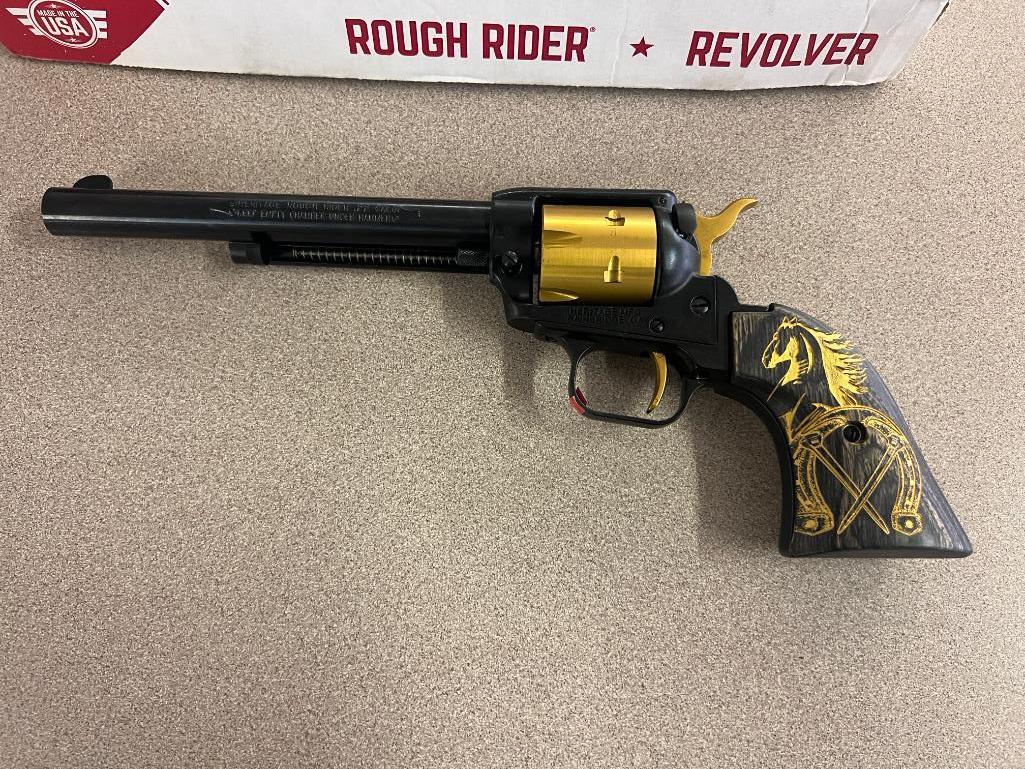 Heritage Rough Rider Revolver .22LR Gold Proxibid