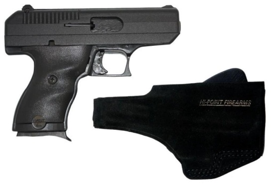 Hi-Point C-9 9mm Pistol - BLK | 3.5" Barrel | 8rd | w/ Galco Paddle Lite Holster