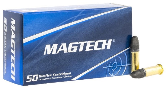 Magtech 22B Rimfire Ammo 22 LR 40 gr Lead Round Nose LRN 5000 Rounds Sold by case