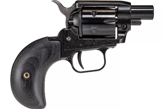 Heritage Barkeep Boot Revolver - Black | .22 LR | 1.68" Barrel | 6rd | Black Wood Grips