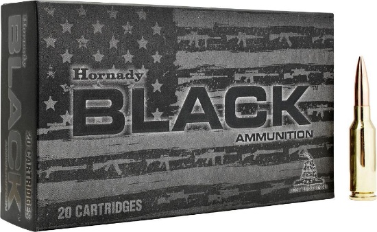 Hornady 81604 Black 6mm ARC 105 gr Hollow Point BoatTail HPBT 20 Per Box 10 Cs