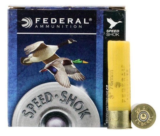 Federal WF2091 SpeedShok Waterfowl 20 Gauge 3 78 oz 1 Shot 25 Per Box