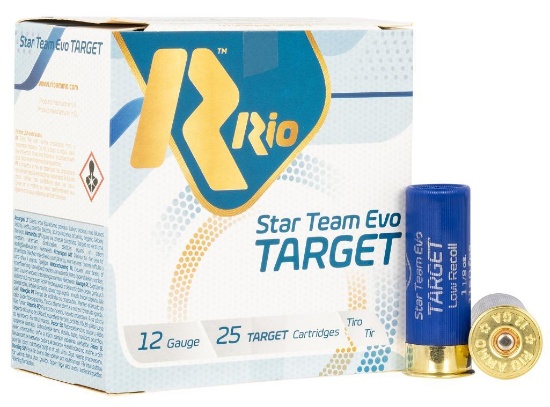 Rio Ammunition STT32LR75 Team Target 12 Gauge 2.75 1 18 oz 25 Per Box
