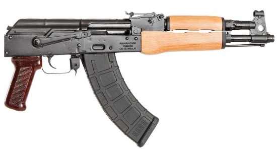 Century Arms Romanian Draco Stamped AK-47 Pistol - Black | 7.62x39 | 12.25" Barrel | Wood Handguard