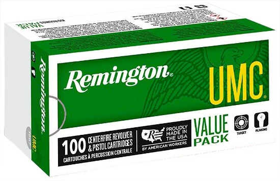 Remington Ammunition 23795 UMC Value Pack 40 SW 180 gr Full Metal Jacket FMJ 100 Per Bo