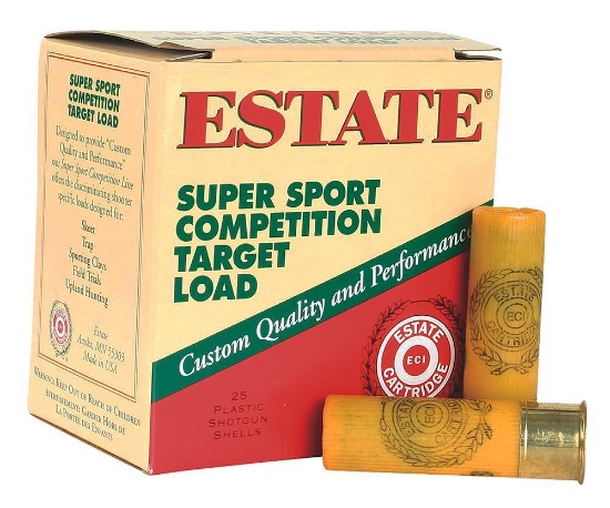 Estate Cartridge SS2075 Super Sport Competition Target 20 Gauge 2.75 78 oz 7.5 Shot 25 Per Box