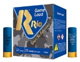 Rio Ammunition TG3675 Game Load Hunting 12 Gauge 2.75 1 14 oz 7.5 Shot 25 Per Box