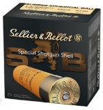 Sellier Bellot SB12RBB Shotgun 12 Gauge 2.75 919 fps 2 Rubber Spherical Ball 25 Box